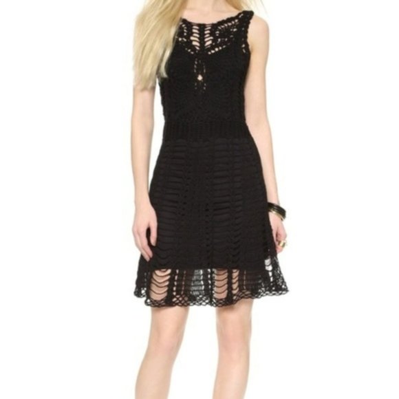 NWT Free People Macrame Sleeveless Dress - Picture 5 of 6